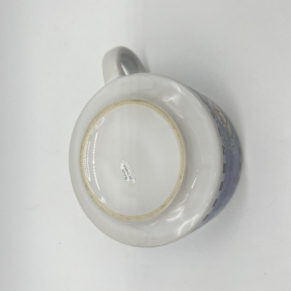 Daffy Duck  Diner Vintage Wide Coffee Soup Mug 1998‎ Warner Bros Menu C Handle - Picture 6 of 6